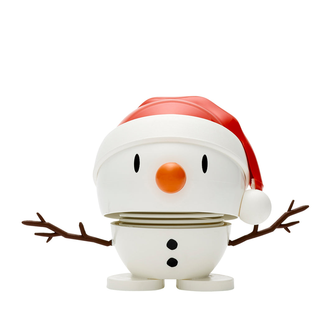 Santa Snowman, hvid - lille